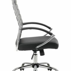 Кресло офисное BRABIX "Style EX-528", экокожа, хром, черное, 531947 | фото 3