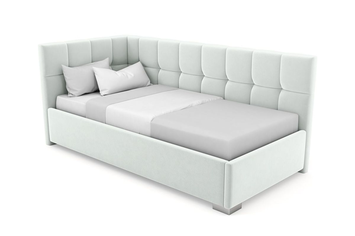 Кровать угловая Мия интерьерная +основание (80х200) | фото 5