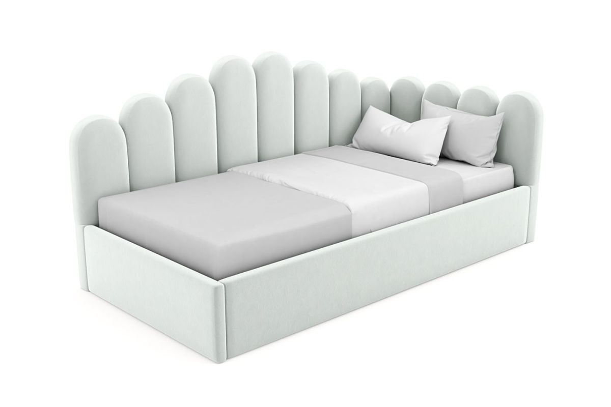 Кровать угловая Лилу интерьерная +основание (80х200) | фото 5