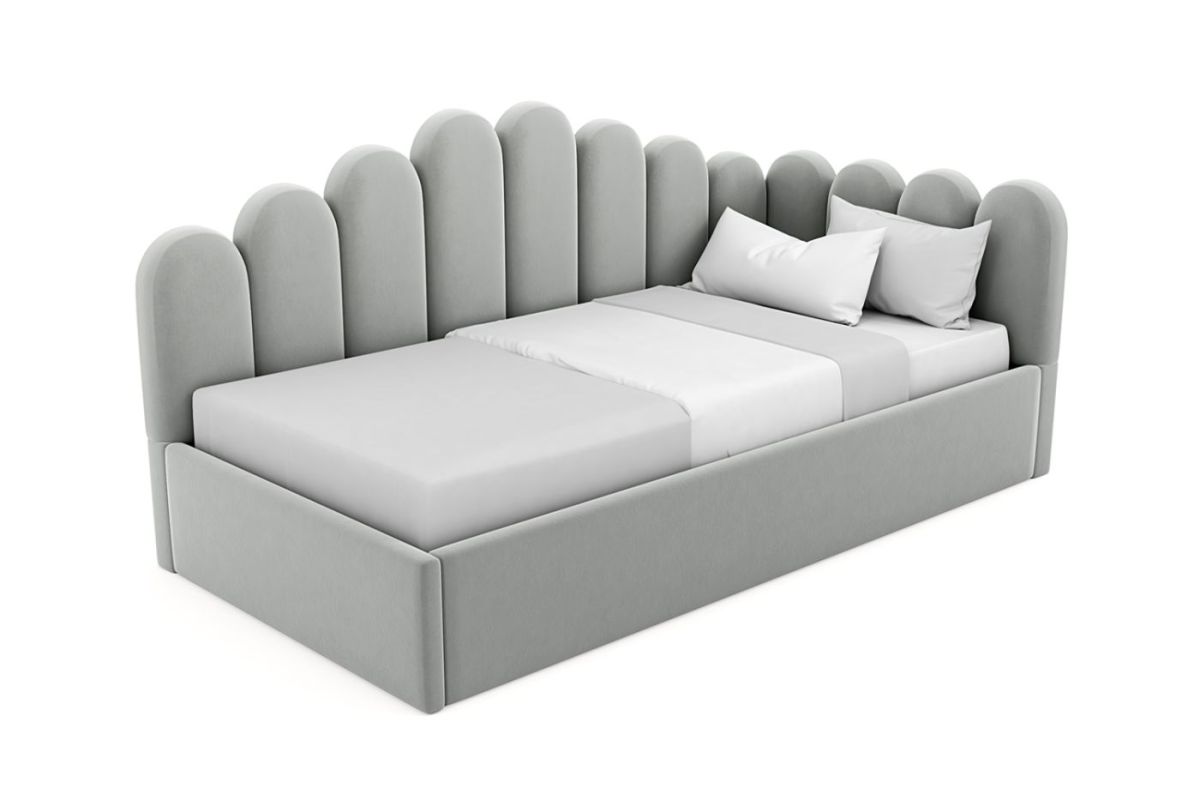 Кровать угловая Лилу интерьерная +основание (80х200) | фото 8