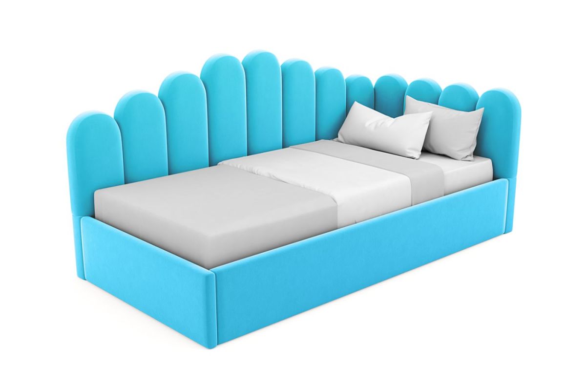 Кровать угловая Лилу интерьерная +основание (90х200) | фото 22