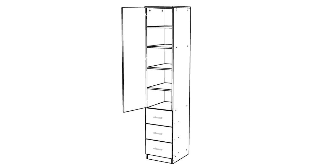 Шкаф-пенал № 2 (закрытый) | фото 2