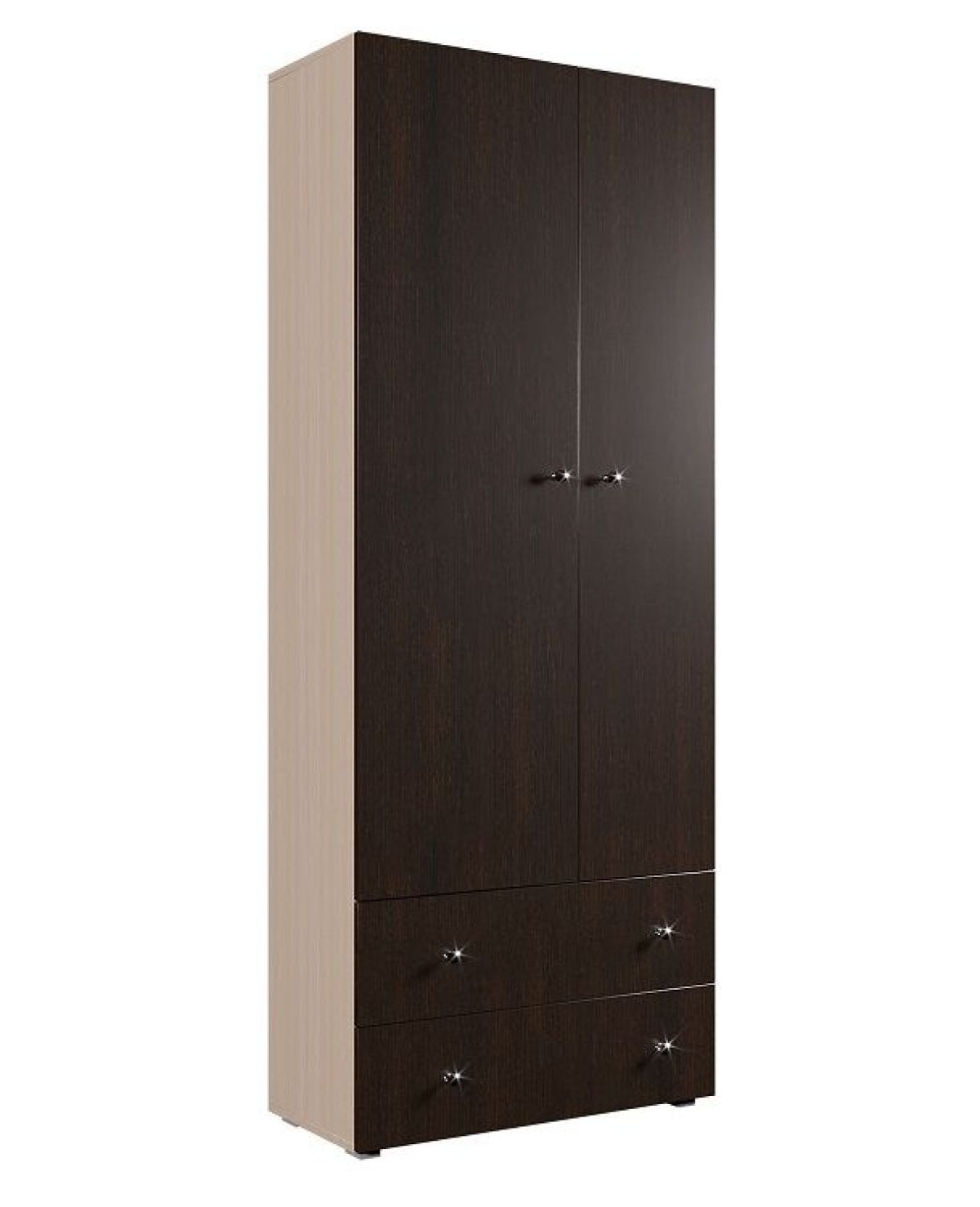 Шкаф ДМ 800 с 2-мя ящиками (млечный дуб) | фото 4