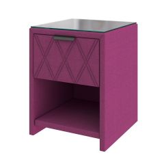 PROxSON Тумба Side (Ткань: Рогожка Savana Berry (фиолетовый)) 44x45 | фото 2
