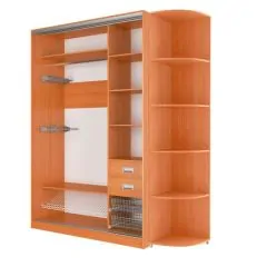 Шкаф-купе Элвис 1500 вариант 1 (ЛДСП/ЛДСП) | фото 2